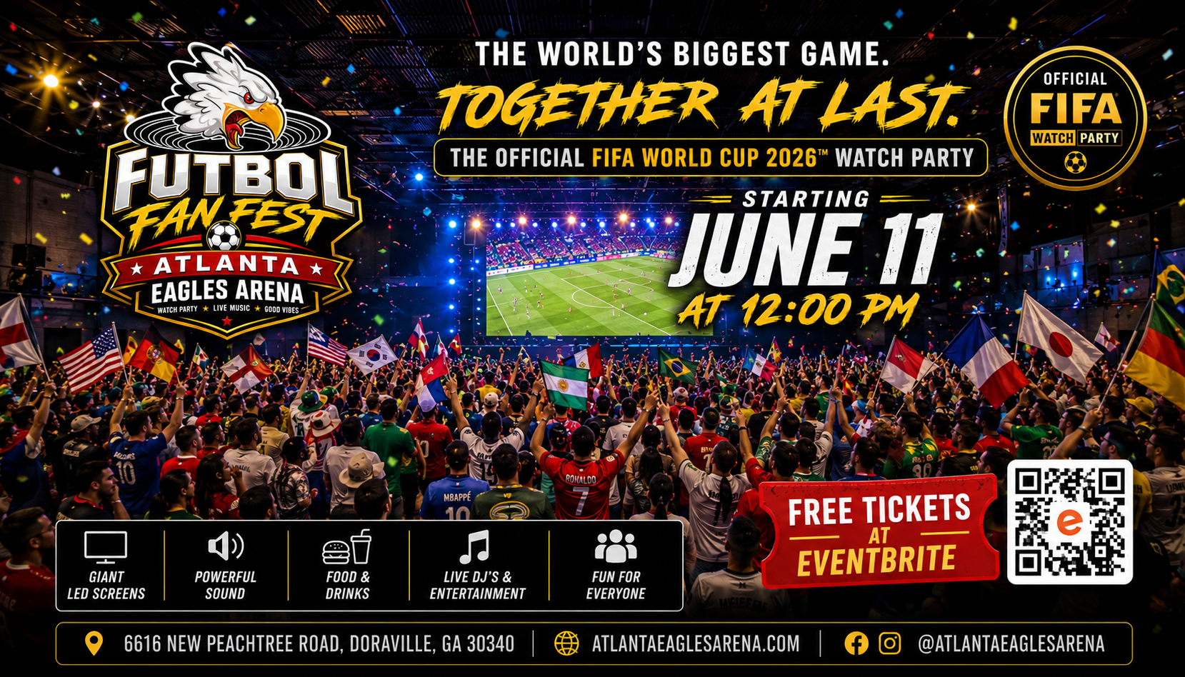 The OFFICIAL FIFA WORLD CUP 2026™ WATCH PARTY